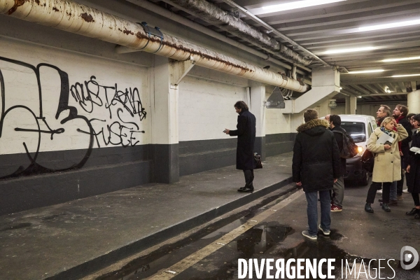 Cedric Villani en campagne dans le treizieme arrondissement et la dalle des Olympiades