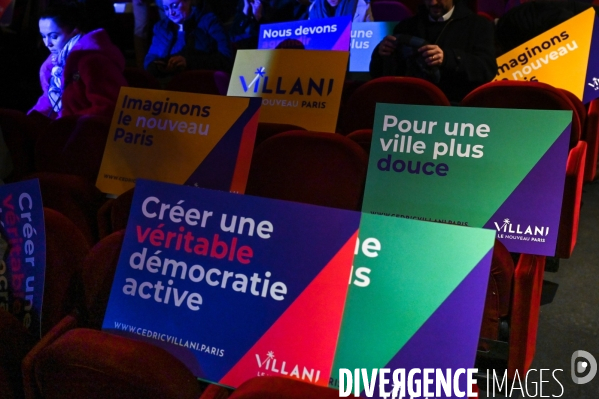 Cédric Villani au Trianon. Elections municipales