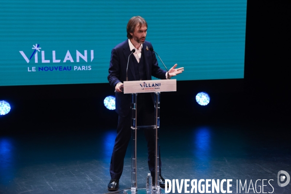 Cédric Villani au Trianon. Elections municipales