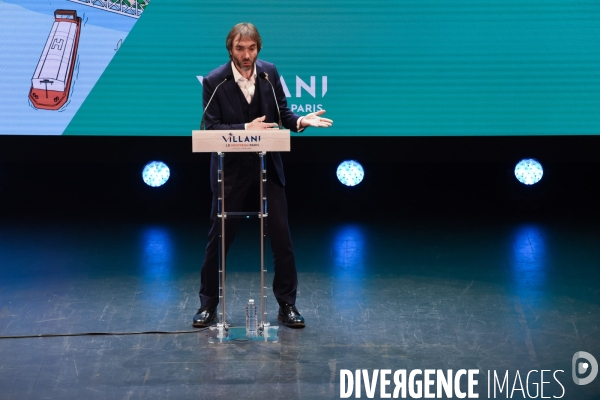 Cédric Villani au Trianon. Elections municipales