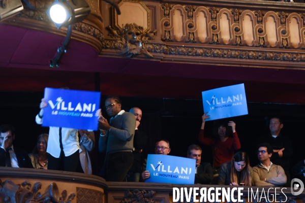 Cédric Villani au Trianon. Elections municipales