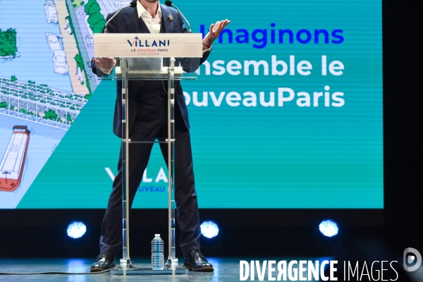 Cédric Villani au Trianon. Elections municipales