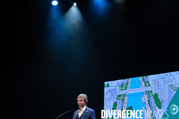 Cédric Villani au Trianon. Elections municipales