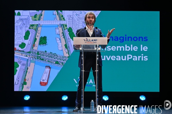 Cédric Villani au Trianon. Elections municipales