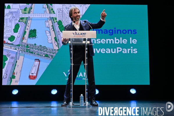 Cédric Villani au Trianon. Elections municipales