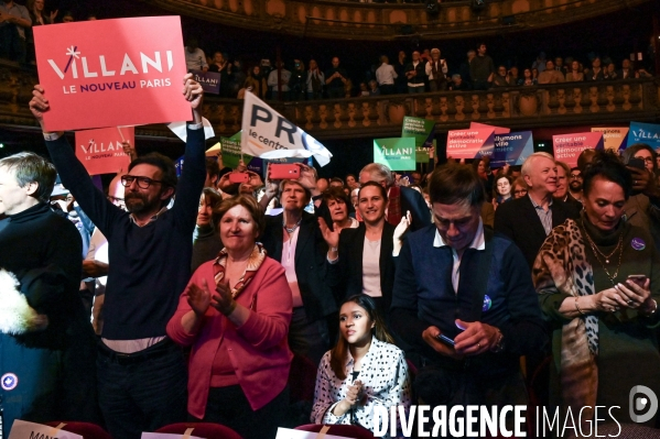 Cédric Villani au Trianon. Elections municipales