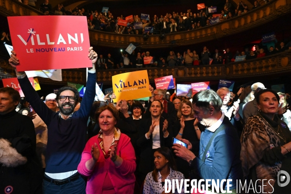 Cédric Villani au Trianon. Elections municipales