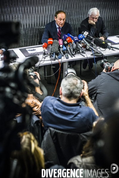 Conference de presse du directeur de la federation des sports de glace.
