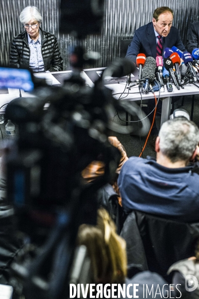 Conference de presse du directeur de la federation des sports de glace.