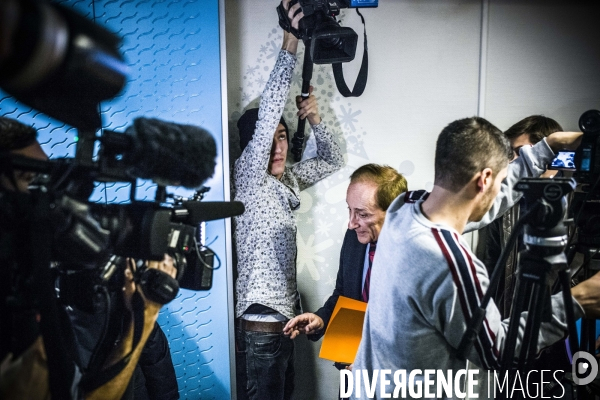 Conference de presse du directeur de la federation des sports de glace.