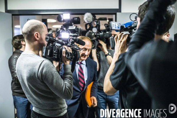 Conference de presse du directeur de la federation des sports de glace.