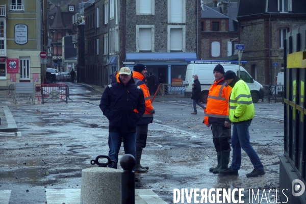 Tempête Ciara sur le côte d Albâtre