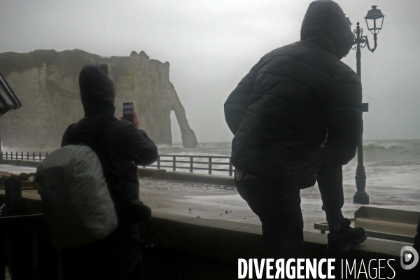 Tempête Ciara sur le côte d Albâtre