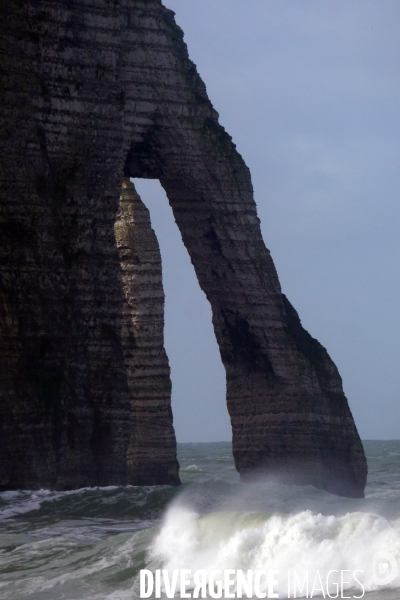 Tempête Ciara sur le côte d Albâtre