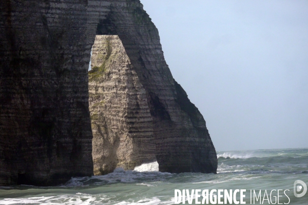 Tempête Ciara sur le côte d Albâtre