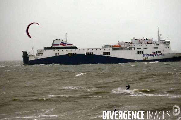 Tempête Ciara sur le côte d Albâtre