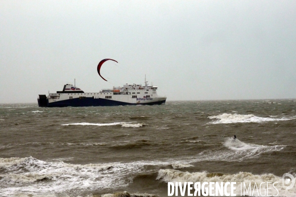 Tempête Ciara sur le côte d Albâtre