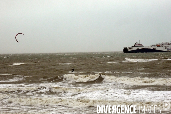 Tempête Ciara sur le côte d Albâtre