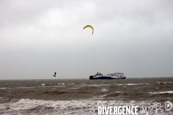 Tempête Ciara sur le côte d Albâtre