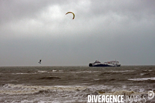 Tempête Ciara sur le côte d Albâtre