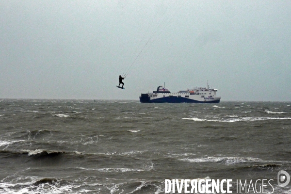 Tempête Ciara sur le côte d Albâtre