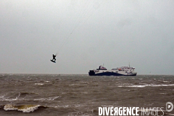 Tempête Ciara sur le côte d Albâtre