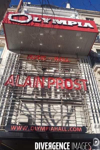 Alain Prost à l Olympia.