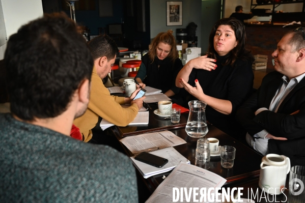 Municipales à Bagnolet. Raquel Garrido et Laurent Jamet.