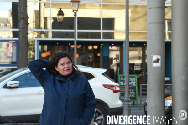 Municipales à Bagnolet. Raquel Garrido et Laurent Jamet.