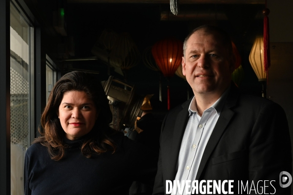 Municipales à Bagnolet. Raquel Garrido et Laurent Jamet.