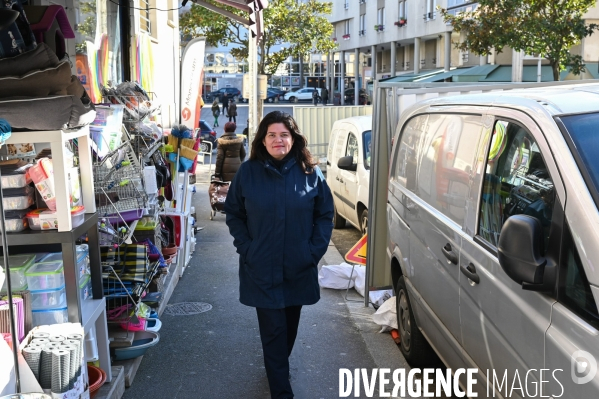 Municipales à Bagnolet. Raquel Garrido et Laurent Jamet.