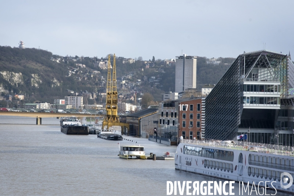 Crue de la Seine à Rouen