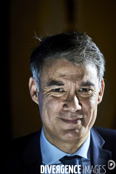 Olivier Faure , premier secretaire du Parti Socialiste ,  invité de l AJP