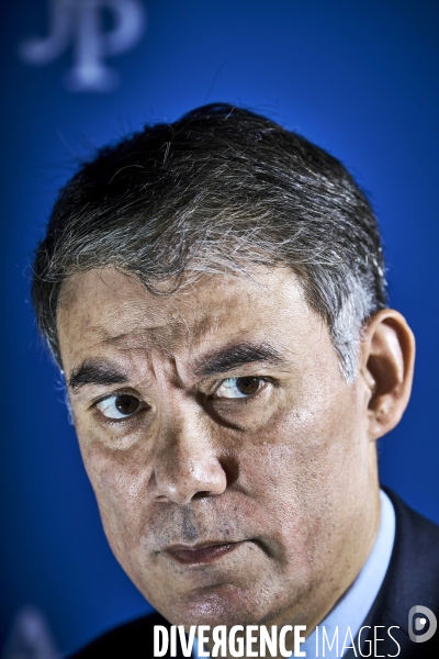 Olivier Faure , premier secretaire du Parti Socialiste ,  invité de l AJP