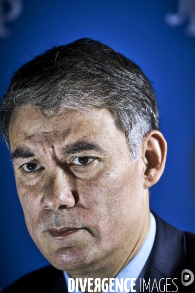 Olivier Faure , premier secretaire du Parti Socialiste ,  invité de l AJP