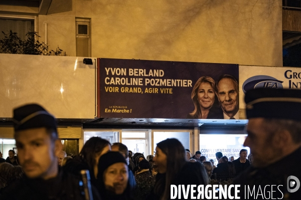 Inauguration de la permanence de campagne de Yvon Berland et Caroline Pozmentier (LREM)  à Marseille