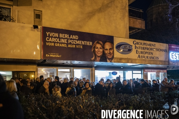Inauguration de la permanence de campagne de Yvon Berland et Caroline Pozmentier (LREM)  à Marseille