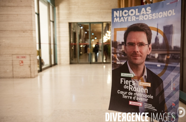 Campagne municipales 2020 meeting Nicolas Mayer Rossignol (PS)