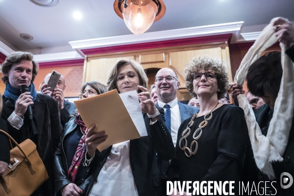 Valerie Pecresse présente des candidats franciliens pour les municipales