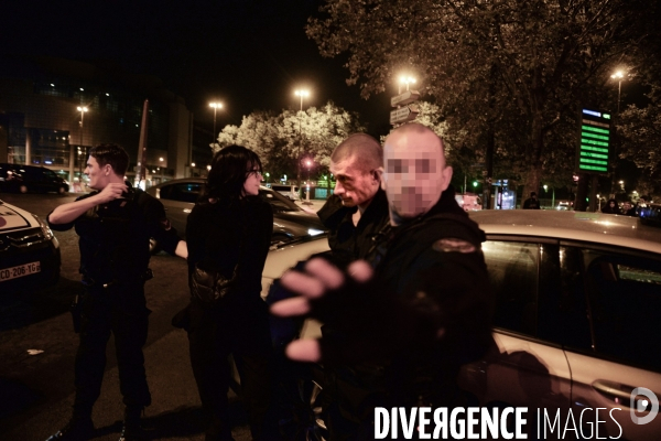 Piotr Pavlenski incendie la Banque de France, Place de la Bastille