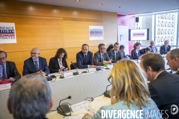 Première réunion de la conférence de financement des retraites au CESE