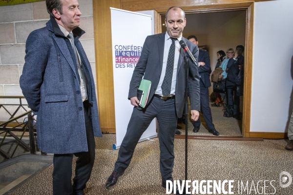 Première réunion de la conférence de financement des retraites au CESE