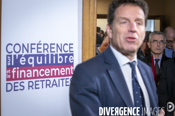 Première réunion de la conférence de financement des retraites au CESE