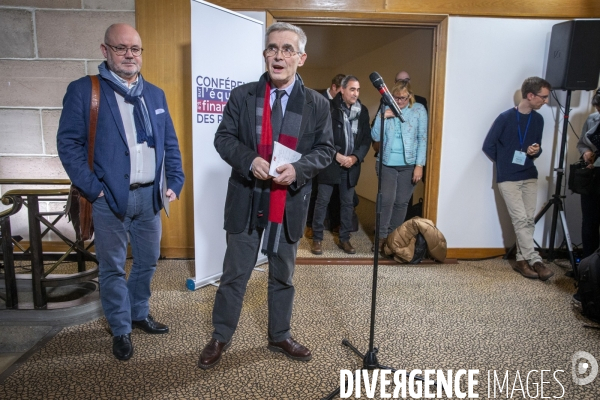 Première réunion de la conférence de financement des retraites au CESE