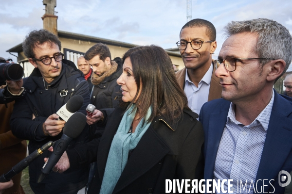 Anne Hidalgo lance le « Grand Paris en Commun » à la Cité Fertile à Pantin