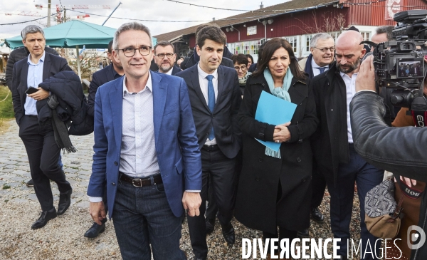 Anne Hidalgo lance le « Grand Paris en Commun » à la Cité Fertile à Pantin