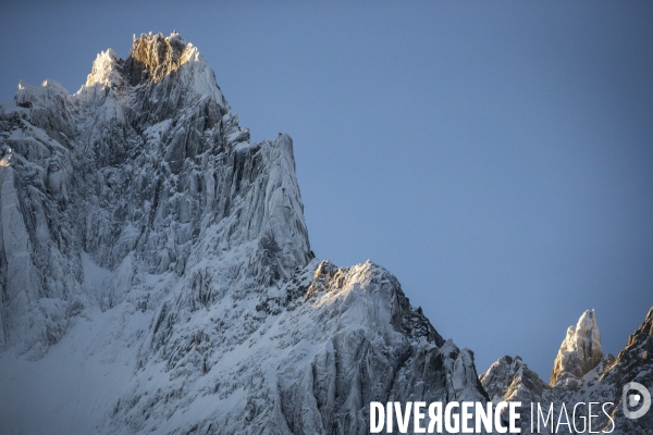 Emmanuel Macron à Chamonix et sur la mer de glace