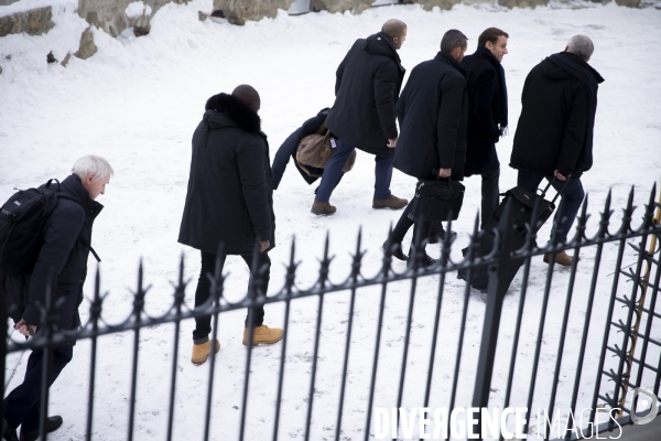 Emmanuel Macron à Chamonix et sur la mer de glace