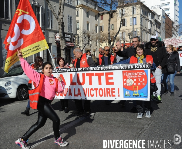 Manifestation a marseille