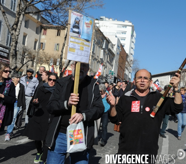 Manifestation a marseille